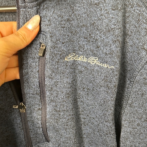 Eddie Baur Navy Blue Fleece Pullover - Picture 4 of 6